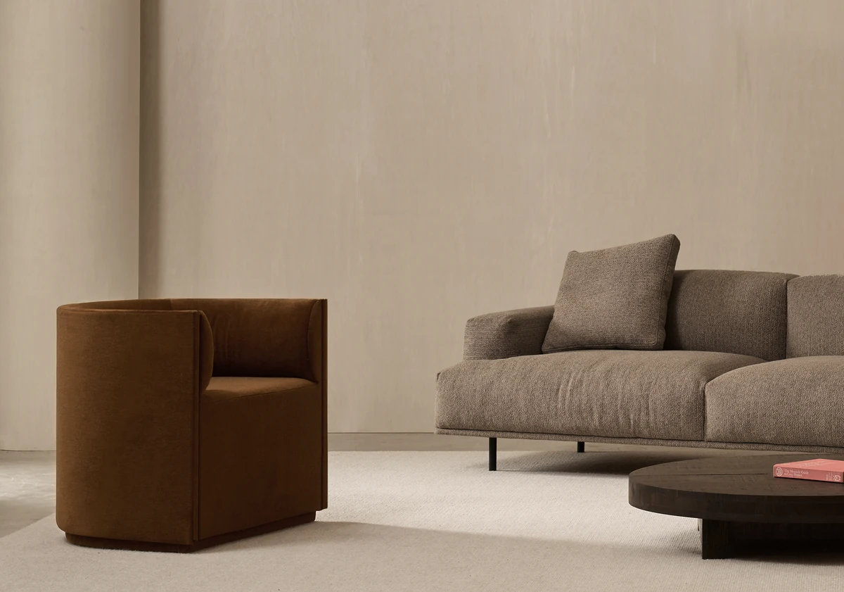 Chairs — Denote tub chair. Collective modular Span round table