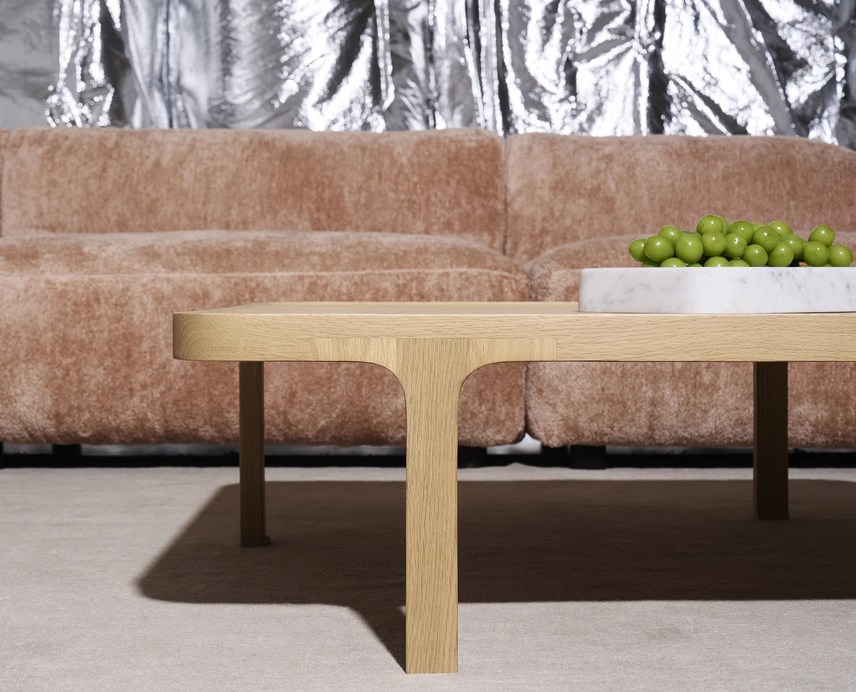 Journal wooden occasional tables — Journal rsquare-detalje