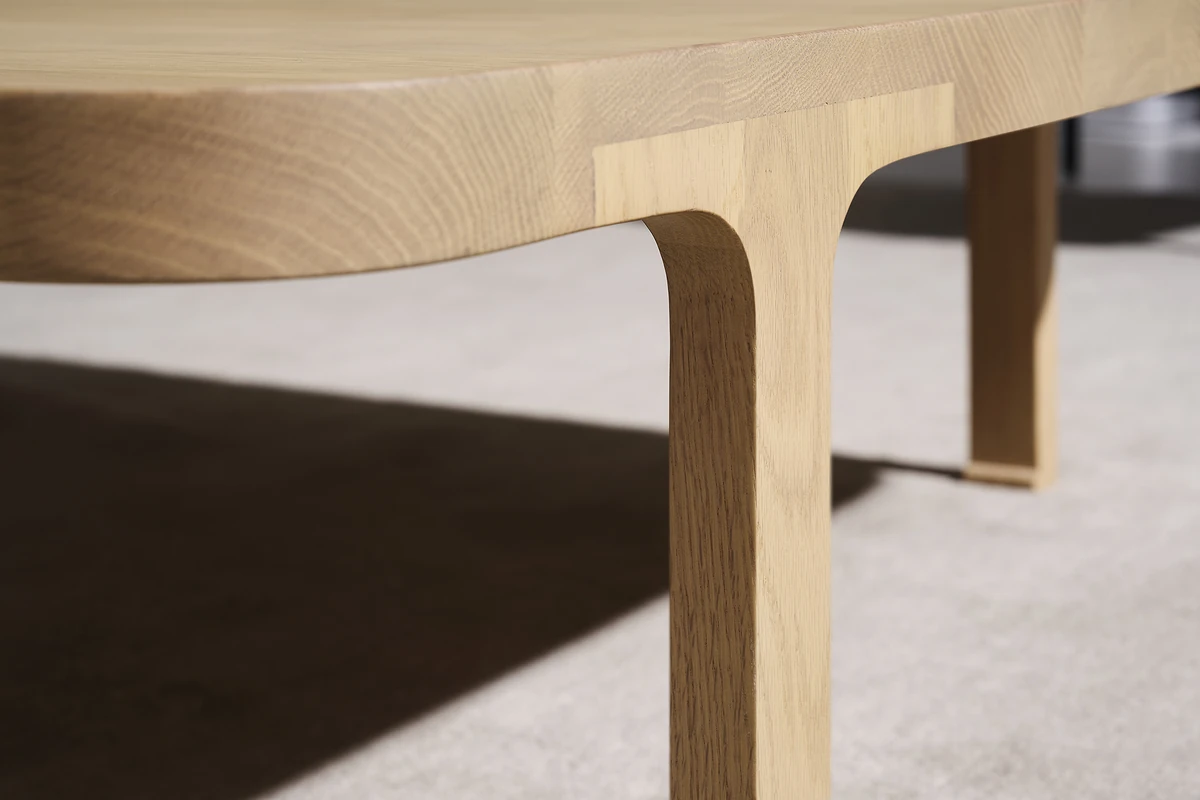 Journal wooden occasional tables — Journal rektangeldetalje