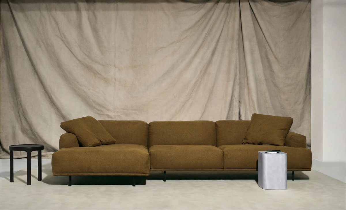 Collective modular sofa von Cameron Foggo für Nonn senfgelb