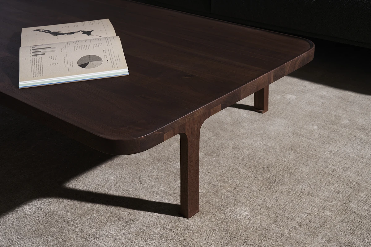 Journal wooden occasional tables — Journal rektangeldetalje